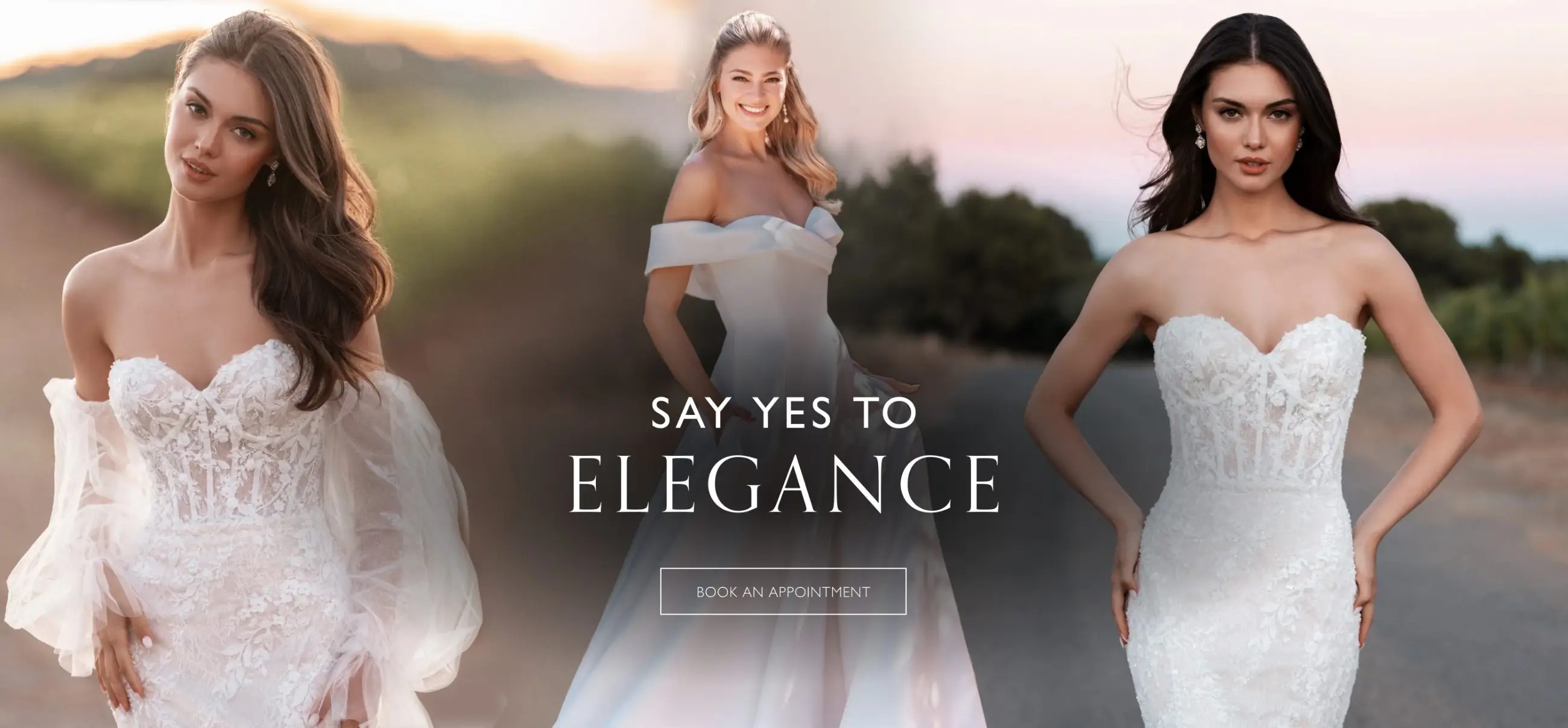 Say yes to Elegance at Elly's Formalwear Desktop